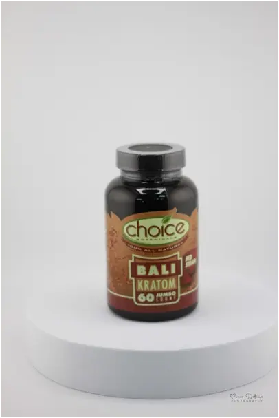 Choice Botanicals Red Strain Bali Kratom Capsules