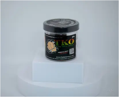 TKO CBD Hemp Flower by Terp Nation. Less than 0.3% THC.